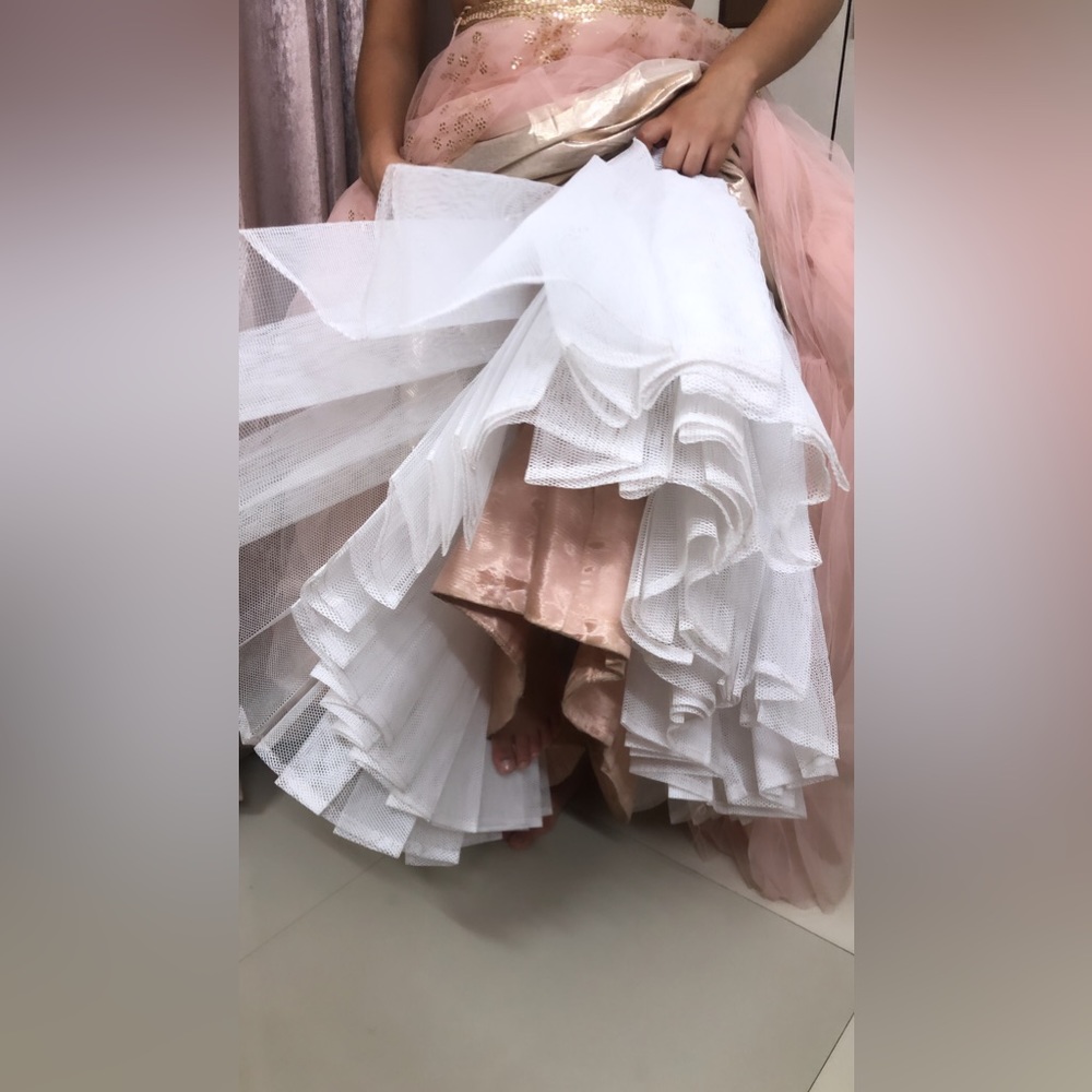 Light pink royal extremely heavy lehenga! - Picture 7 of 11
